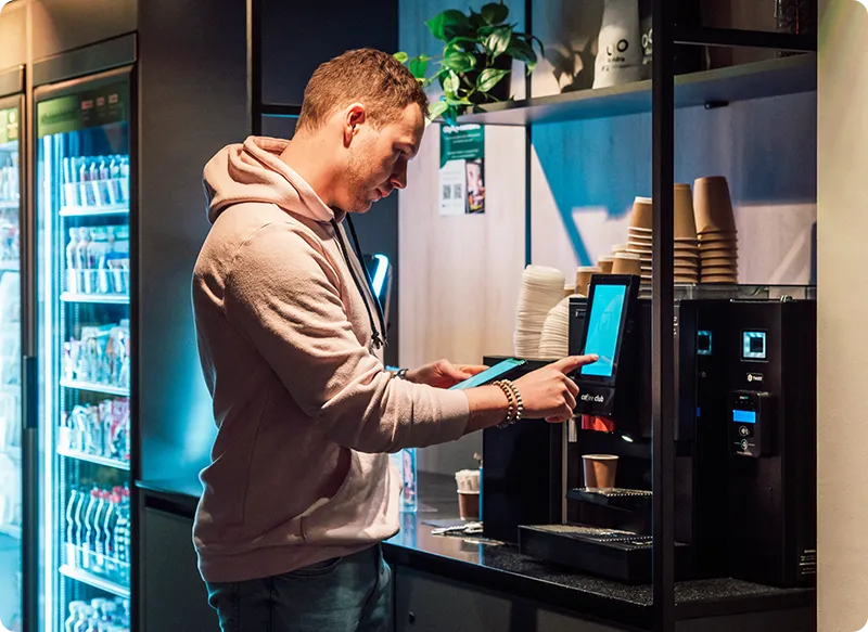 Flexible Kaffeelösungen für den Arbeitsplatz von Boostbar.